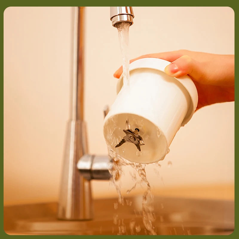 Portable Blender Rechargeable Household Electric Juicer Cup Handheld 500mL Popular Small Battery Food Grade Materials Juicer Cup