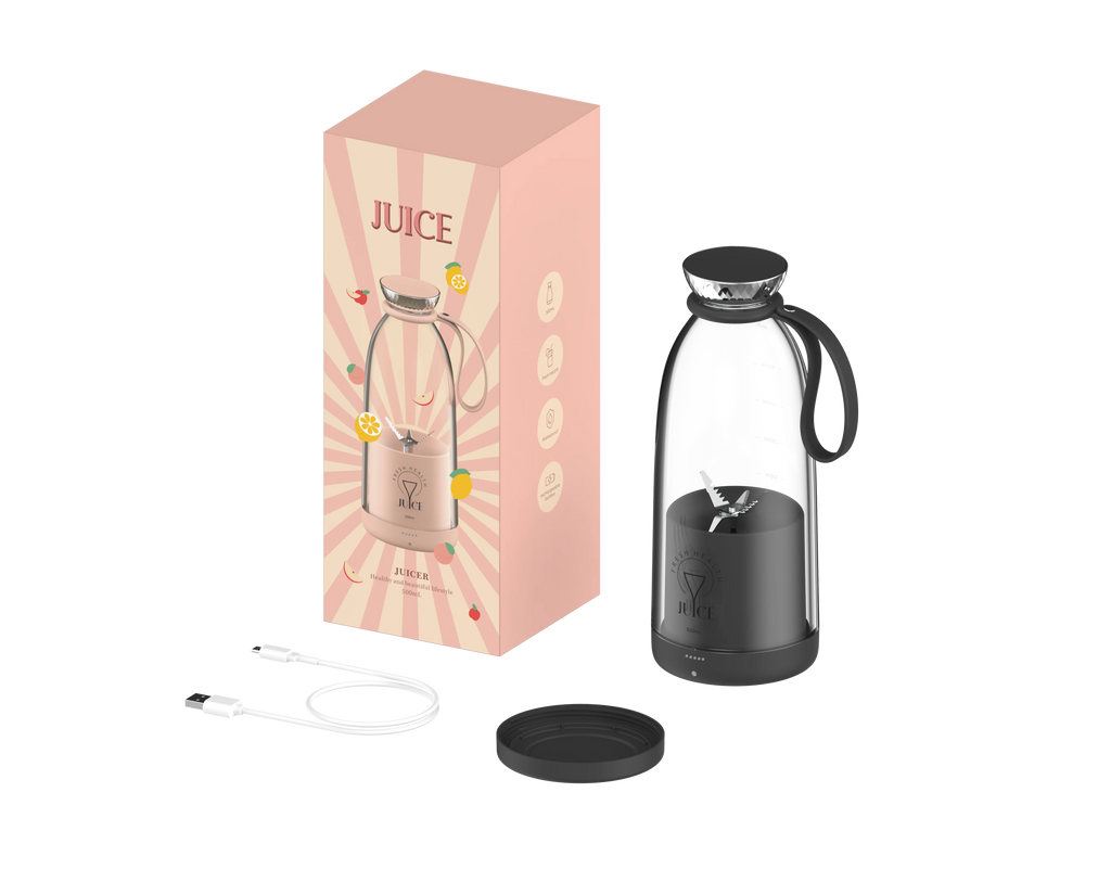 Portable Blender Rechargeable Household Electric Juicer Cup Handheld 500mL Popular Small Battery Food Grade Materials Juicer Cup