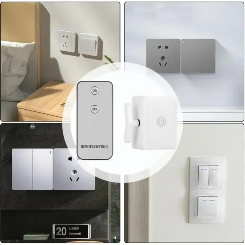 Wireless Control Light Switch Off Tool Automatic Button Pusher Intelligent USB Rechargeable Lazy Remote Control Switch