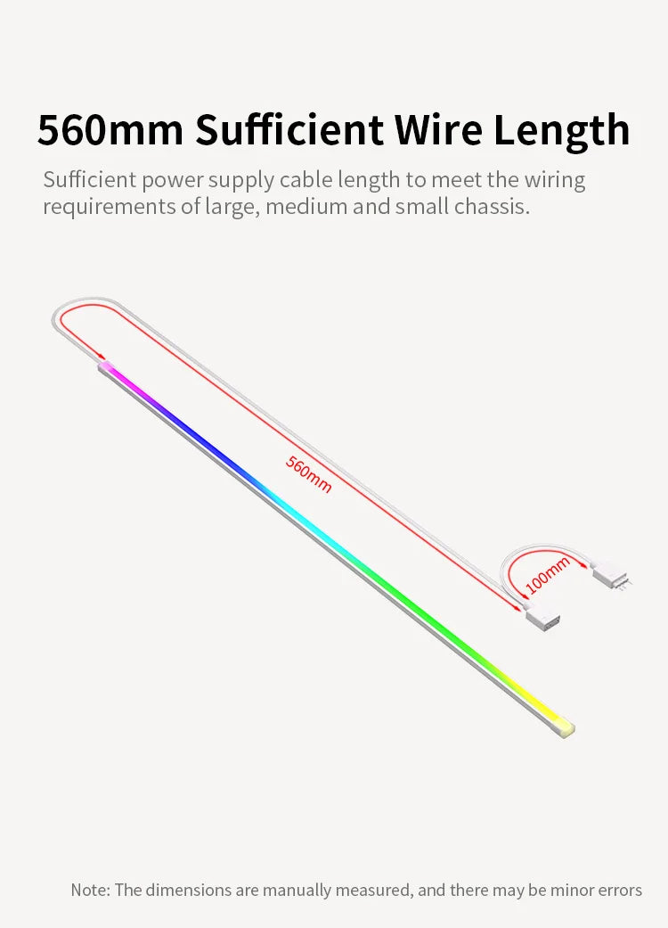 Velmora RGB LED Light Bars - Smart Ambient Desk Lighting