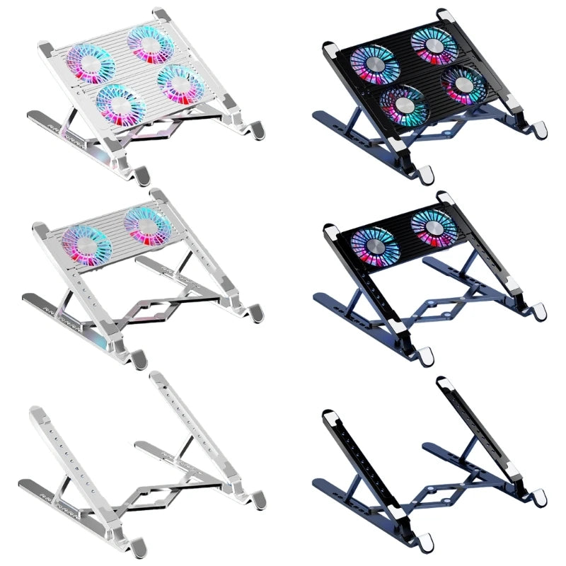 Laptop Cooling Stand External Cooling Fan Cooling Laptop Folding Bracket 87HC