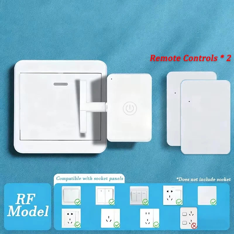 Wireless Control Light Switch Off Tool Automatic Button Pusher Intelligent USB Rechargeable Lazy Remote Control Switch