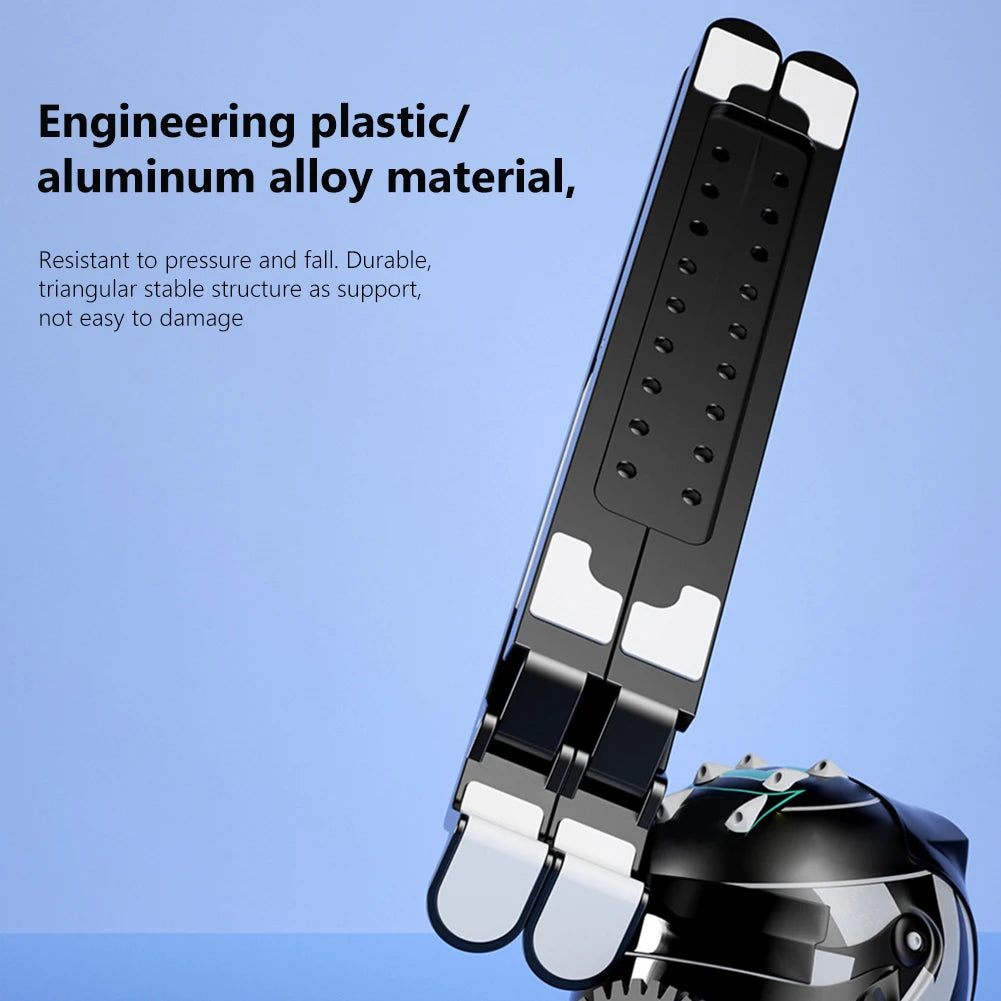 Velmora Laptop Cooling Pad with 2/4 Fans Silent Gaming Laptop Cooler Fan RGB 7 Height Portable Laptop Holder for 11-17.3 Inch Notebook