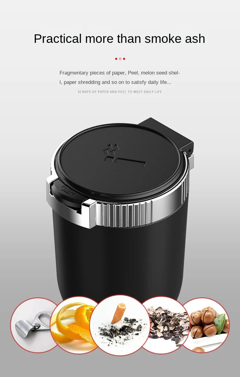 1PCS Portable LED Smoke Car Ashtray Cigarette Ash Holds Cup Automatic Light Indicator Ashtray Car Cup Holde ⭐⭐⭐⭐⭐4.9\5  Loved by 1000+customersr