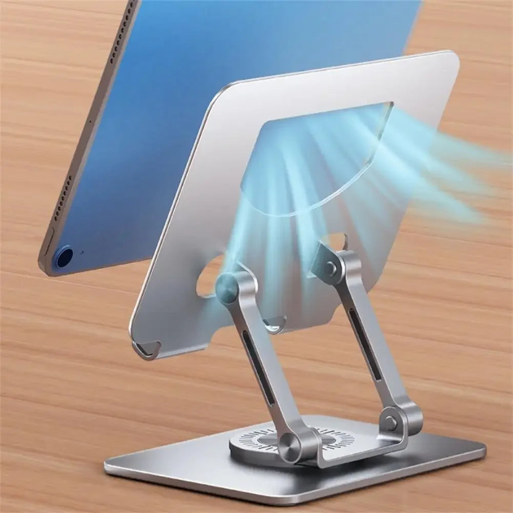 360° Rotatable Tablet Stand Adjustable Foldable Desktop Stand Holder Compatible For 4.7-12 Inch Ipad Pro/Air/Min Laptop Tablet ⭐⭐⭐⭐⭐4.9\5  Loved by 500+customers