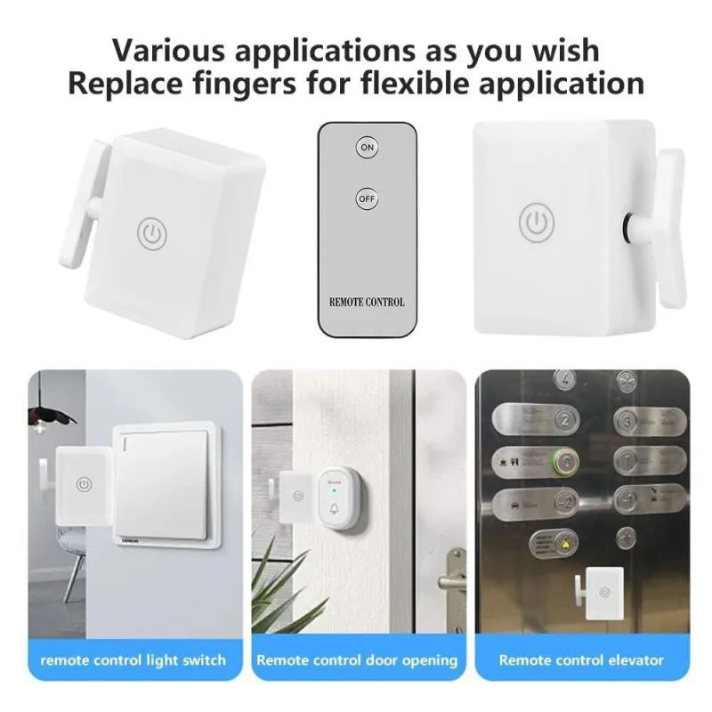 Wireless Control Light Switch Off Tool Automatic Button Pusher Intelligent USB Rechargeable Lazy Remote Control Switch