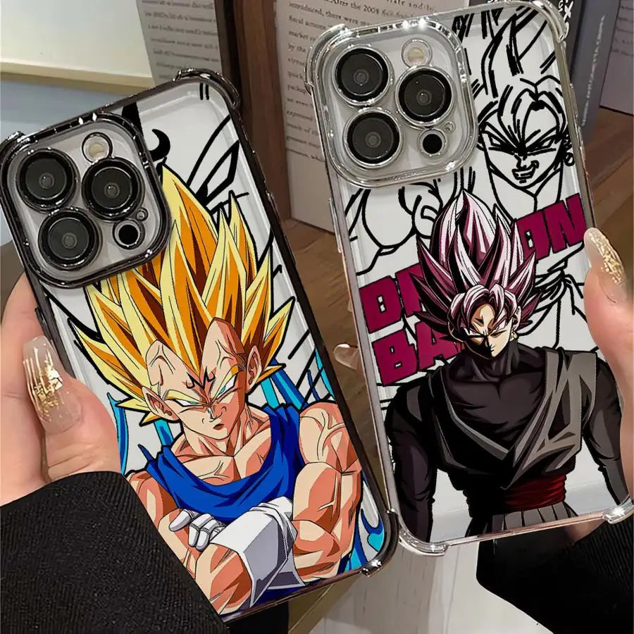 Case for iPhone 11 17 Air 14 16 Pro Max 12 15 Plus 13 Soft Phone Cover Dragons Ball
