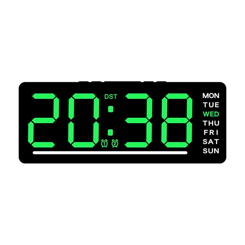 Smart Mute LED Electronic Wall Clock Modern Desk Clock Night Alarm Minimalist Thermometer Clock Home Decor For Room ⭐⭐⭐⭐⭐4.9\5  Loved by 120+customers