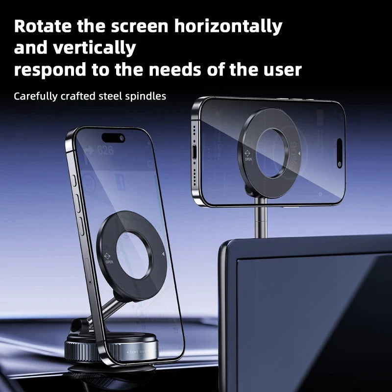 Velmora Magnetic Phone Holder｜Three-axis Rotation For Free Adjustment｜A Convenient Choice For Multiple Scenarios.