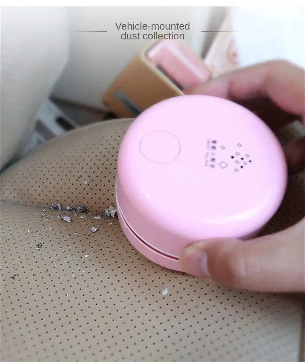 Mini Portable Vacuum Cleaner for Desk – Silent Cleaning Expert for Office & Study, Perfect Gift for Home & Office