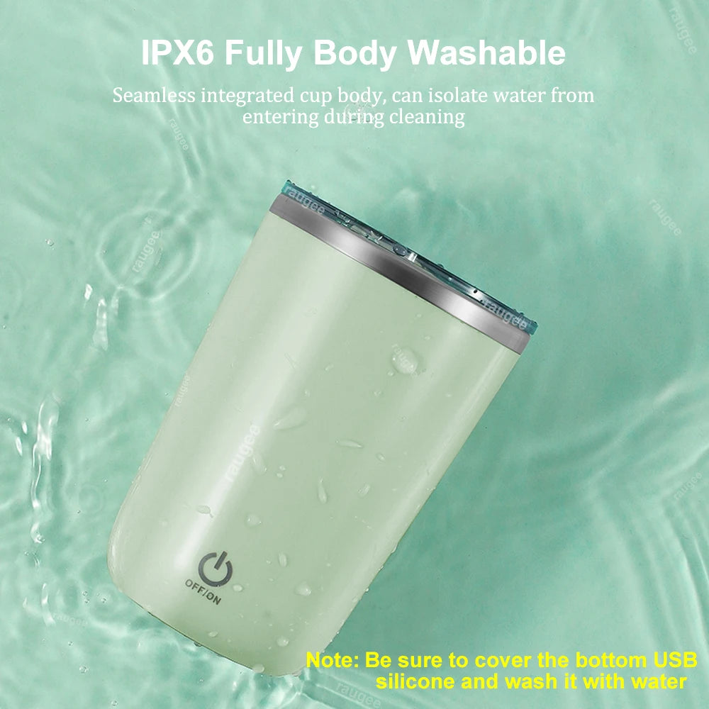 Electric Mixing Cup for Protein Powder Milk Coffee Mixing Mug Portable Mini USB Rechargeable Automatic Rotating Magnetic Mixer ⭐⭐⭐⭐⭐4.9\5  Loved by 400+customers