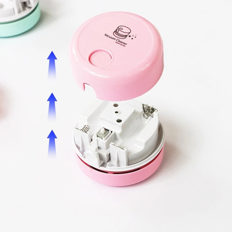 Mini Portable Vacuum Cleaner for Desk – Silent Cleaning Expert for Office & Study, Perfect Gift for Home & Office