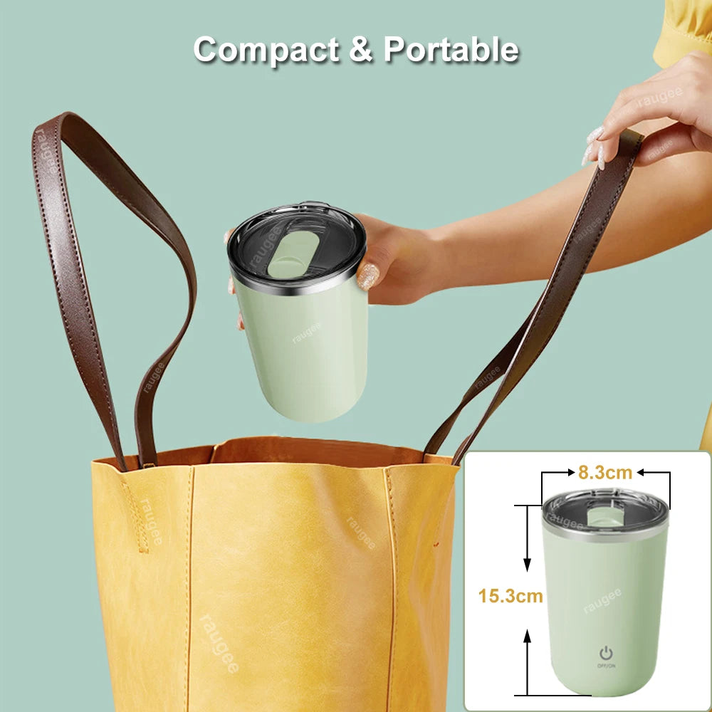 Electric Mixing Cup for Protein Powder Milk Coffee Mixing Mug Portable Mini USB Rechargeable Automatic Rotating Magnetic Mixer ⭐⭐⭐⭐⭐4.9\5  Loved by 400+customers
