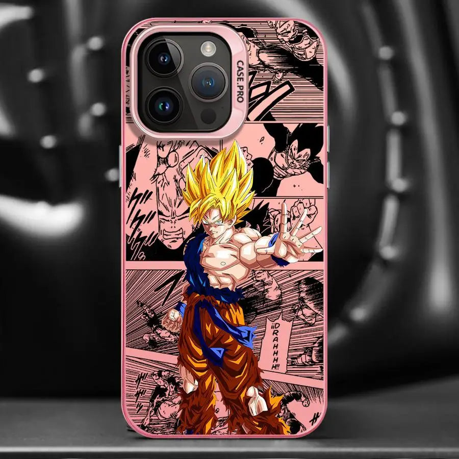 Anime-D-Dragons Balls Phone Case for iPhone 12 Pro 16 15 Plus XR 13 XS Max 16e 14 Pro X 11 Pro Max 11 Pro Soft Cover