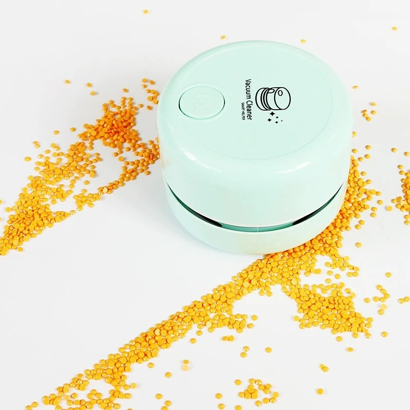 Mini Portable Vacuum Cleaner for Desk – Silent Cleaning Expert for Office & Study, Perfect Gift for Home & Office