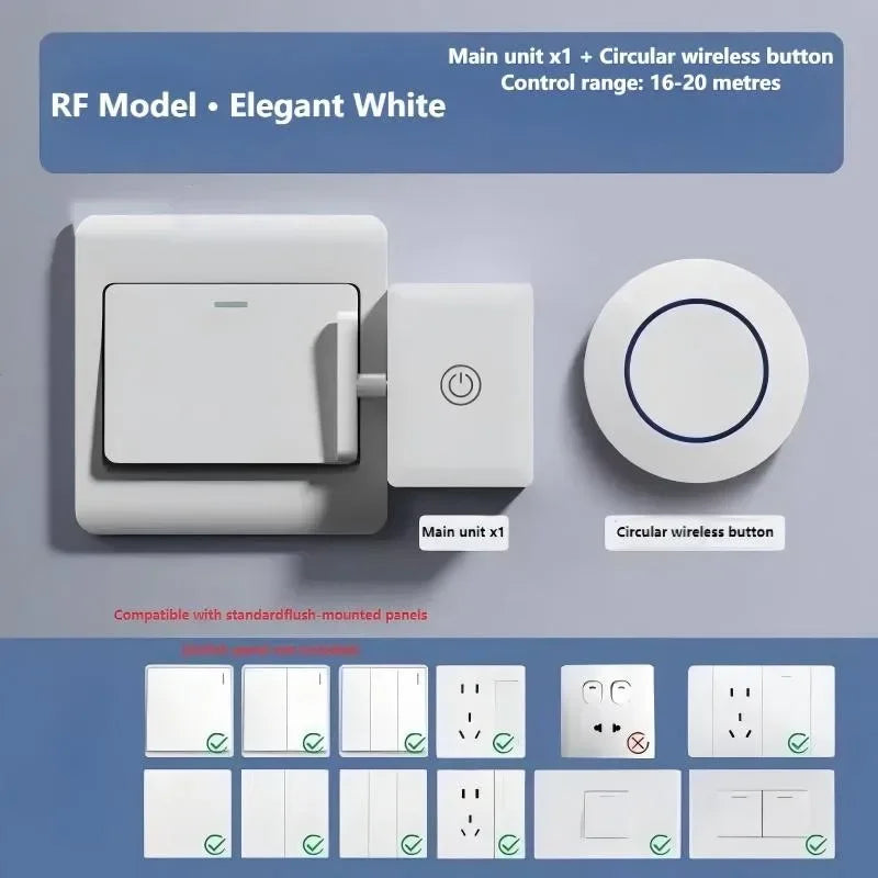 Wireless Control Light Switch Off Tool Automatic Button Pusher Intelligent USB Rechargeable Lazy Remote Control Switch