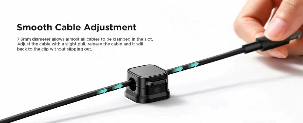 Magnetic Cable Clip Cable Holder Adhesive Wire Keeper Cord Cable Organizer for Home Office Under Desk Management ⭐⭐⭐⭐⭐4.9\5  Loved by 1000+customers