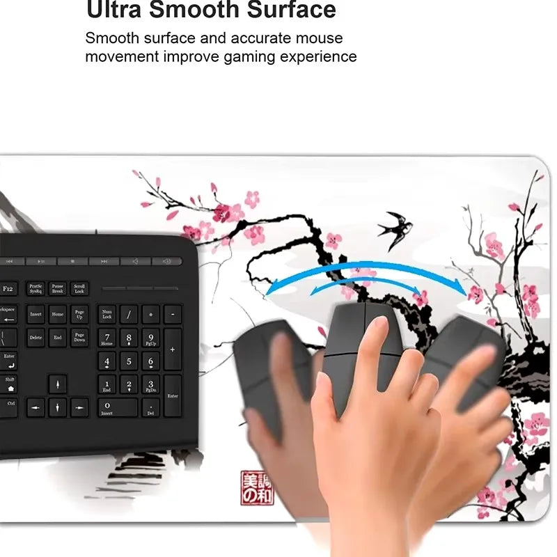 Mousepad New Demon Slayer Hashibira Inosuke Large Mouse Mat MousePads Game Office Soft Anti-slip Desktop PC HD Anime Mouse Pad