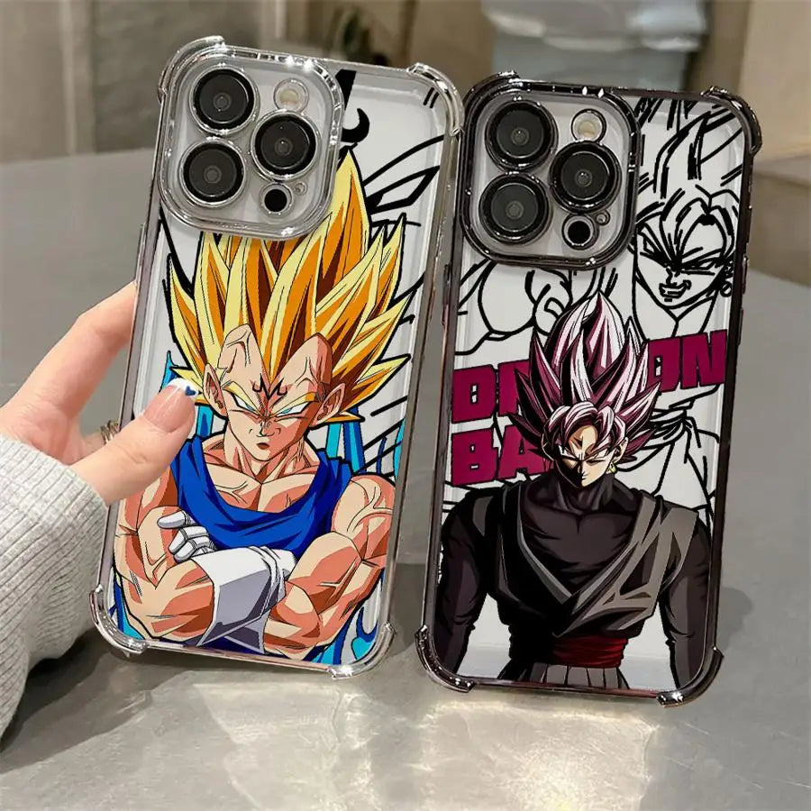 Case for iPhone 11 17 Air 14 16 Pro Max 12 15 Plus 13 Soft Phone Cover Dragons Ball