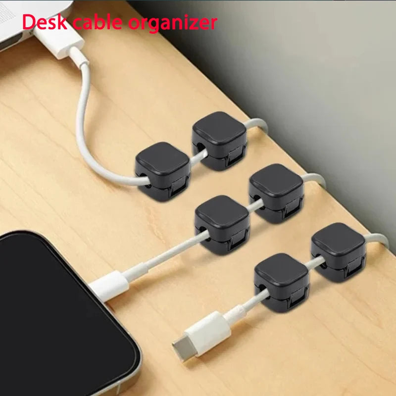 Magnetic Cable Clip Cable Holder Adhesive Wire Keeper Cord Cable Organizer for Home Office Under Desk Management ⭐⭐⭐⭐⭐4.9\5  Loved by 1000+customers