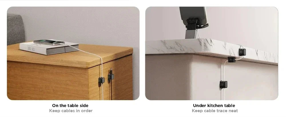 Magnetic Cable Clip Cable Holder Adhesive Wire Keeper Cord Cable Organizer for Home Office Under Desk Management ⭐⭐⭐⭐⭐4.9\5  Loved by 1000+customers