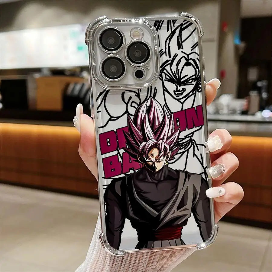 Case for iPhone 11 17 Air 14 16 Pro Max 12 15 Plus 13 Soft Phone Cover Dragons Ball