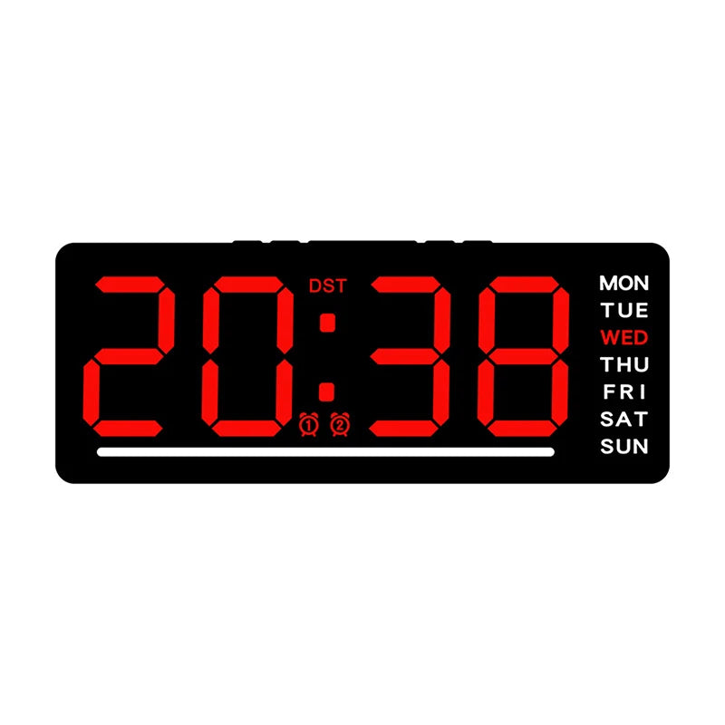 Smart Mute LED Electronic Wall Clock Modern Desk Clock Night Alarm Minimalist Thermometer Clock Home Decor For Room ⭐⭐⭐⭐⭐4.9\5  Loved by 120+customers
