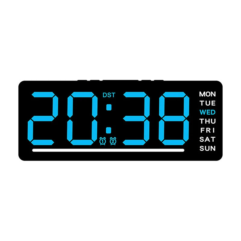 Smart Mute LED Electronic Wall Clock Modern Desk Clock Night Alarm Minimalist Thermometer Clock Home Decor For Room ⭐⭐⭐⭐⭐4.9\5  Loved by 120+customers