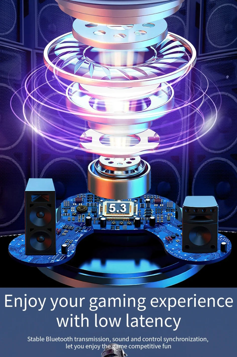 Velmora Earbuds True Wireless Earphone Noise Cancelling Update Bluetooth 5.3 Headset HD Music Headphone In-Ear Handsfree With Mic