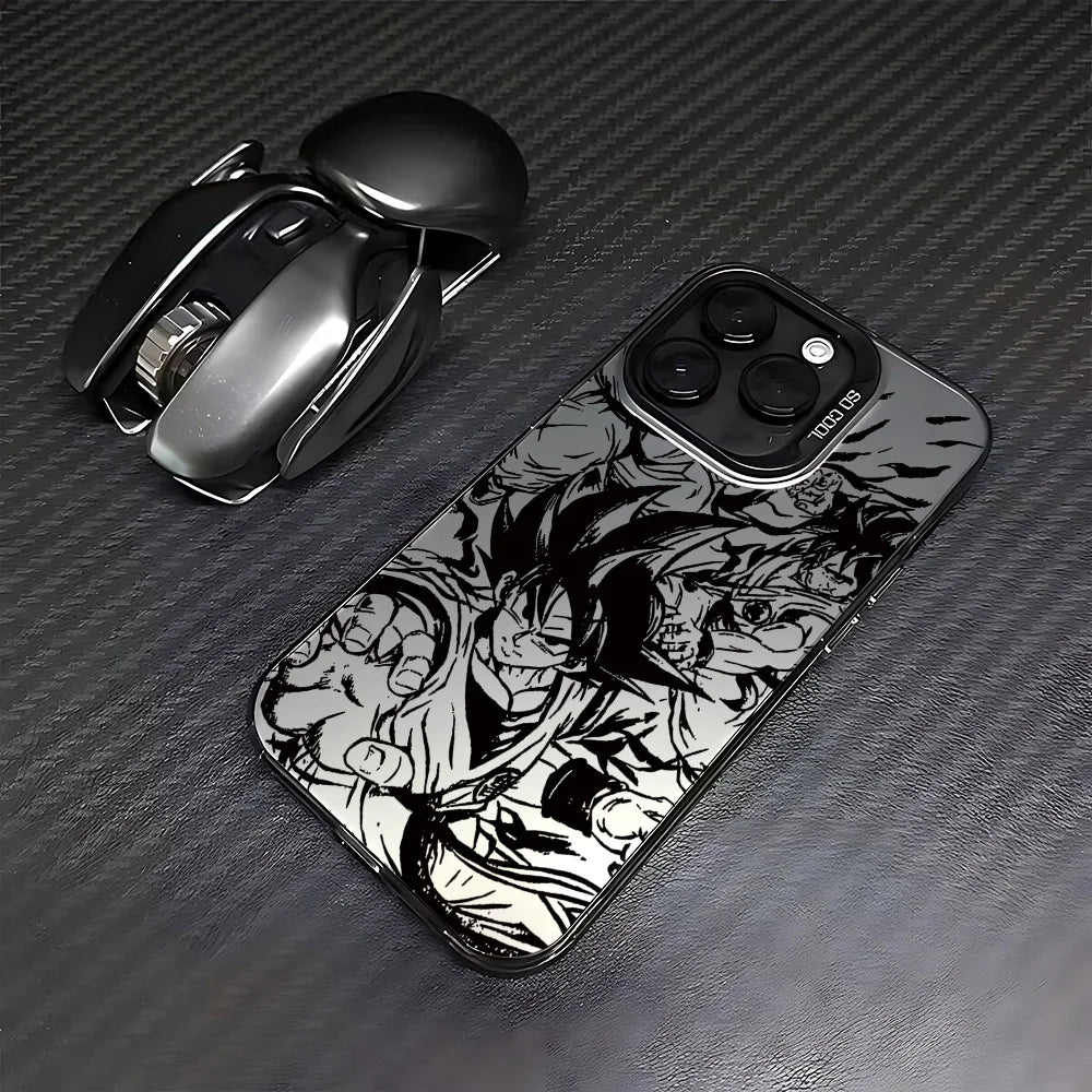 Luxury Anime D-Dragons Balls Phone Case For iPhone 16 15 14 13 12 11 mini Pro Max X XR XSMAX 8 7 Plus Anti Fall Matte Back Cover