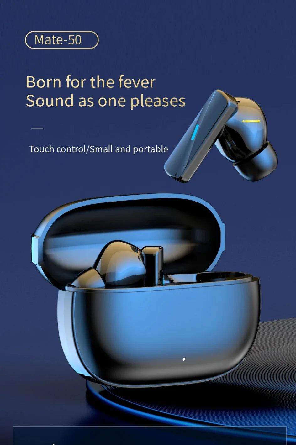 Velmora Earbuds True Wireless Earphone Noise Cancelling Update Bluetooth 5.3 Headset HD Music Headphone In-Ear Handsfree With Mic