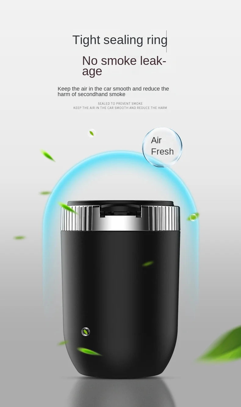 1PCS Portable LED Smoke Car Ashtray Cigarette Ash Holds Cup Automatic Light Indicator Ashtray Car Cup Holde ⭐⭐⭐⭐⭐4.9\5  Loved by 1000+customersr