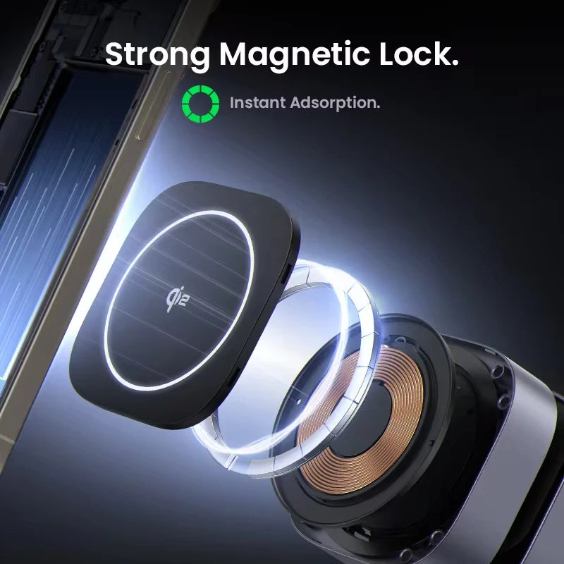 UGREEN Qi2 25W Magnetic Wireless Charger Stand 2-in-1 Charging Stand For iPhone 15 16 Pro Max/AirPods For MagSafe Fast Charger ⭐⭐⭐⭐⭐4.9\5  Loved by 4000+customers