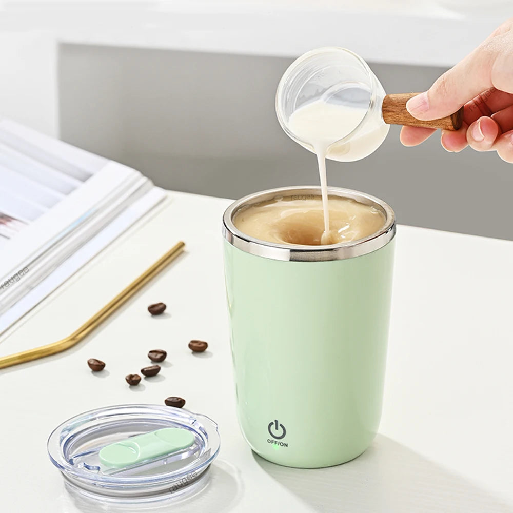 Electric Mixing Cup for Protein Powder Milk Coffee Mixing Mug Portable Mini USB Rechargeable Automatic Rotating Magnetic Mixer ⭐⭐⭐⭐⭐4.9\5  Loved by 400+customers