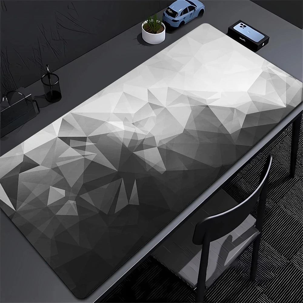 Gaming Mousepads Mousepad Geometric Large Mouse Mat Big Desk Pads Non-Slip Rubber Hexagon Mouse Pad Big Keyboard Mats 90x40cm