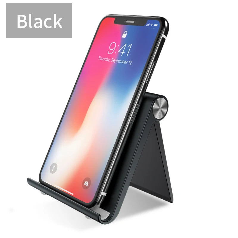 Velmora Phone Holder Stand Mobile Smartphone Support Tablet Stand for iPhone 15 14  Desk Cell Phone Holder Stand Portable Mobile Holder