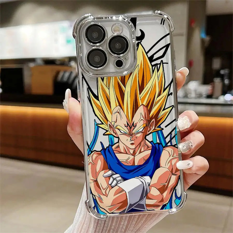 Case for iPhone 11 17 Air 14 16 Pro Max 12 15 Plus 13 Soft Phone Cover Dragons Ball