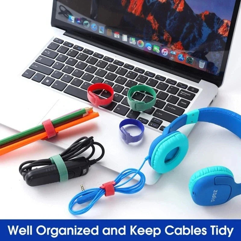 Velmora Cable Organizer Cable Management Cable Winder Tape Protector for Wire Ties Phone Accessories Organizador Cables