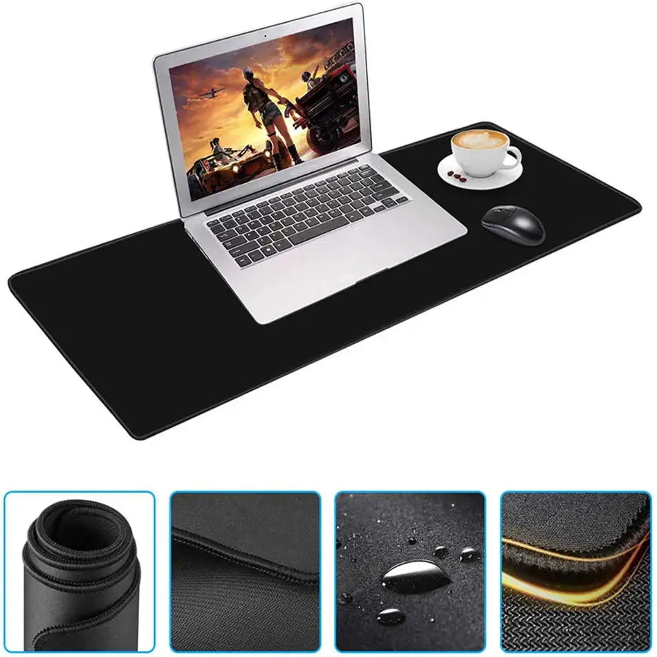 Gaming Mousepads Mousepad Geometric Large Mouse Mat Big Desk Pads Non-Slip Rubber Hexagon Mouse Pad Big Keyboard Mats 90x40cm